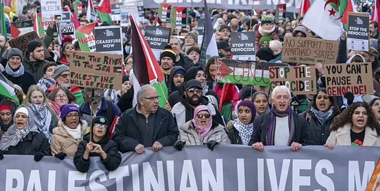 הפגנות של סקוטים לתמיכה בפלסטין