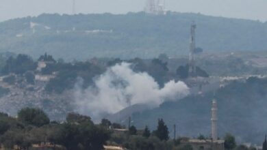 התקפות של צבא הכיבוש על עמדות חיזבאללה בלבנון