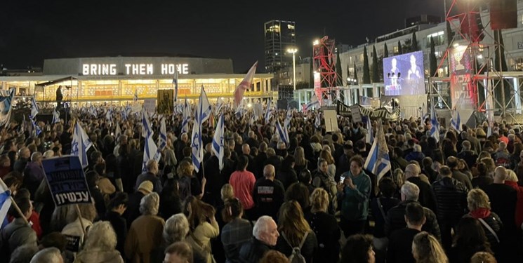 סרט | הפגנות מסיביות של מפגינים נגד נתניהו