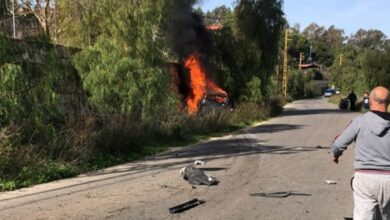 תקיפת מזל"ט ישראלי על מכונית בדרום לבנון