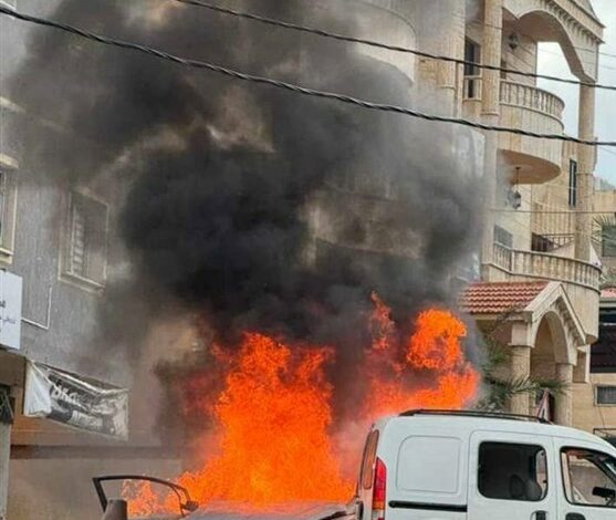 תקיפת מזל"ט ישראלי על מכונית בדרום לבנון