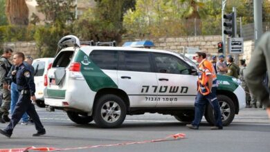 משטרת ישראל סגרה את הרחובות סביב השגרירות האמריקאית