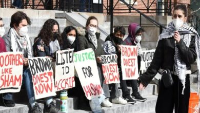 סטודנטים אמריקאים שביתת רעב לתמיכה בתושבי עזה