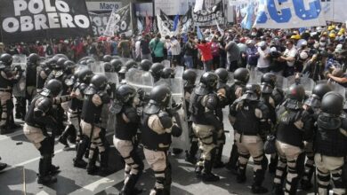 ההפגנות הפכו לאלימות בארגנטינה