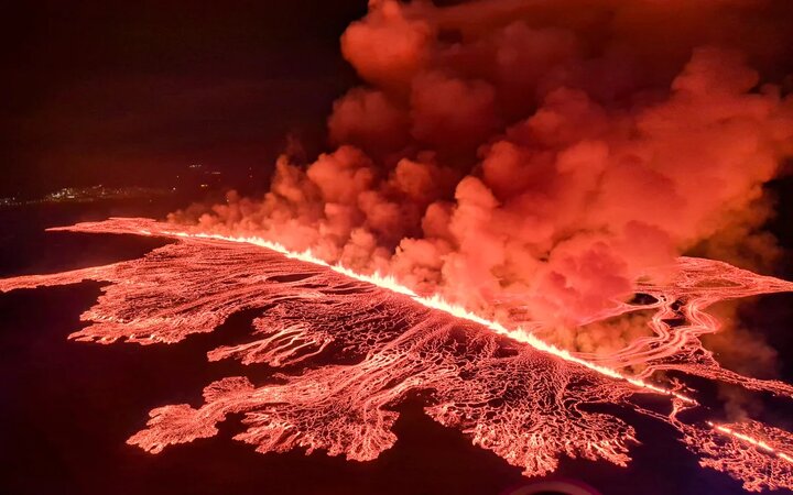 הכרזת מצב חירום באיסלנד בעקבות ההתפרצות הגעשית הרביעית