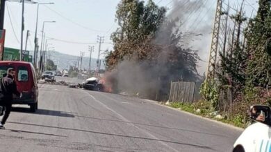 תקיפת מזל”ט ישראלי על מכונית בדרום העיר צור בלבנון