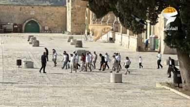 התקפת עשרות מתנחלים ציונים במסגד אל-אקצא ביום האחרון של פסח + סרט