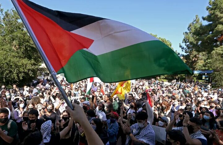 מעצר תומכי פלסטין באוניברסיטת קליפורניה