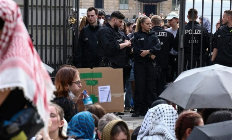 ההפגנות האנטי-ישראליות התפשטו לאוניברסיטת ברלין