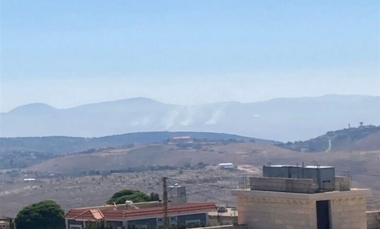 התקפות רקטות מסיביות מדרום לבנון לצפון פלסטין הכבושה