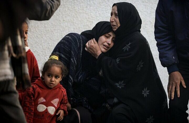 מות קדושים של 10,000 נשים פלסטיניות במלחמת עזה