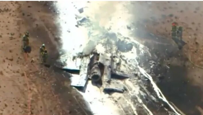 מטוס קרב אמריקאי F-35 התרסק בניו מקסיקו + וידאו