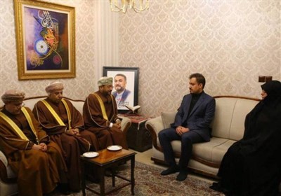 נוכחותו של שר החוץ של עומאן בביתו של השהיד אמיר עבדאללהיאן