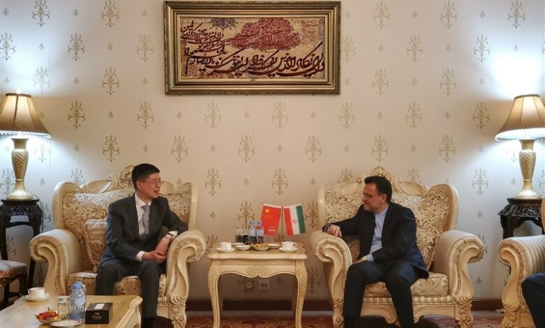 פגישתו של השגריר החדש של סין באיראן עם עמיתו בבייג’ינג