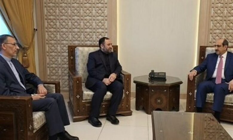 שגריר איראן נפגש עם סגן שר החוץ של סוריה