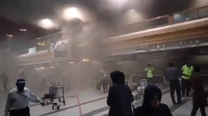 שריפה בנמל התעופה לאהור, פקיסטן/טיסת חאג’ מתעכבת