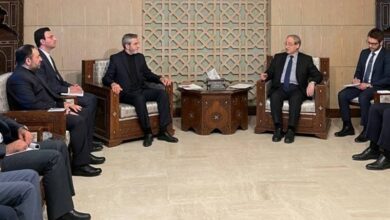 התייעצות של באגרי עם שר החוץ הסורי