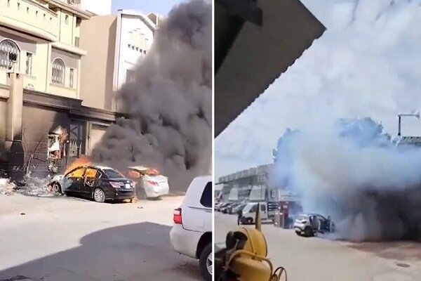 מכוניות עולות באש בסעודיה עקב חום קיצוני + סרט