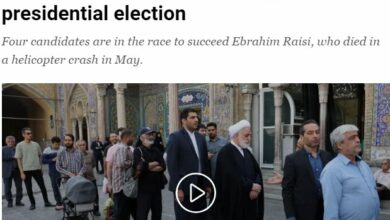 סיקור בזמן אמת של הבחירות באיראן בערוץ אל ג’זירה האנגלי