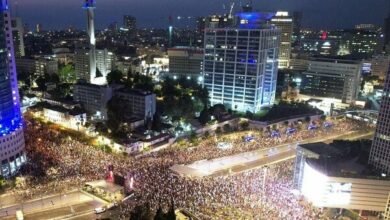 הפגנות מחאה של ציונים ב”תל אביב”