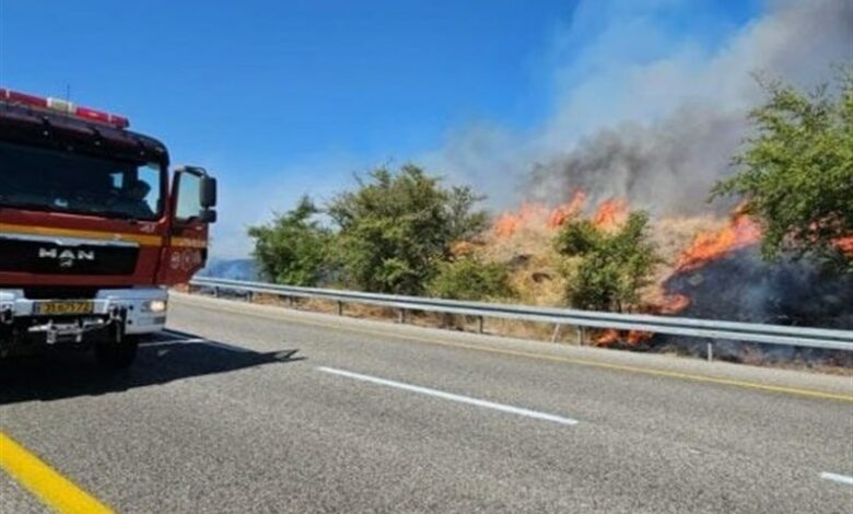 השריפות נמשכות בצפון ארץ ישראל הכבושה