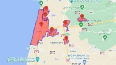 ירי לפחות 30 רקטות מלבנון לצפון פלסטין הכבושה