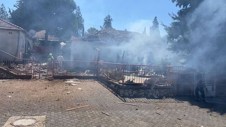 תמונות מתקפת הרקטות האדירה של חיזבאללה / צפת הכבושה הוצתו