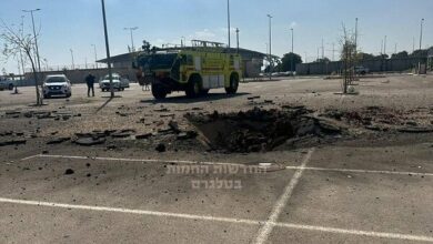 מהיר: שדה תעופה בן גוריון ממוקד עם טיל בליסטי “פלסטיני 2”