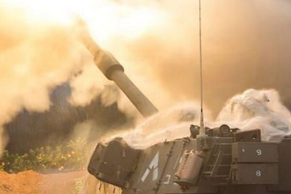 המשטר הציוני ממשיך בהתקפות ארטילריות על דרום לבנון במסגרת הפרות הפסקת האש /המשטר הציוני , לבנון , הפסקת אש , ארטילריה , גבול ישראל-לבנון