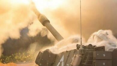 המשטר הציוני הפגיז את תל אחמר בדרום סוריה /סוריה , קוניטרה , המשטר הציוני , תקיפה , תל אחמר