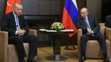 פוטין צפוי להיפגש עם ארדואן מחר באשגבאט /פוטין , ארדואן , רוסיה , טורקיה , אשגבאט