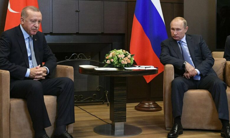 פוטין צפוי להיפגש עם ארדואן מחר באשגבאט /פוטין , ארדואן , רוסיה , טורקיה , אשגבאט