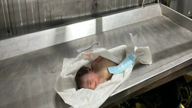 תינוק פלסטיני בן חודש מת מקור עז ברצועת עזה /רצועת עזה , קור , תמותת תינוקות , פלסטינים , חאן יונס