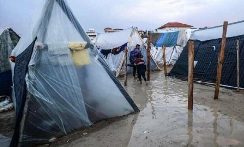 ממשלת עזה מזהירה מפני נפגעים רבים כתוצאה מתנאי מזג האוויר /עזה , מזג אוויר , סערה , הצפות , עקורים